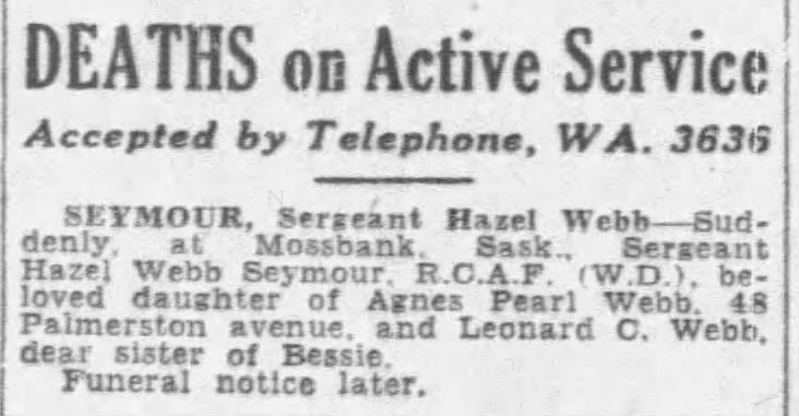 Hazel Winnifred Seymour