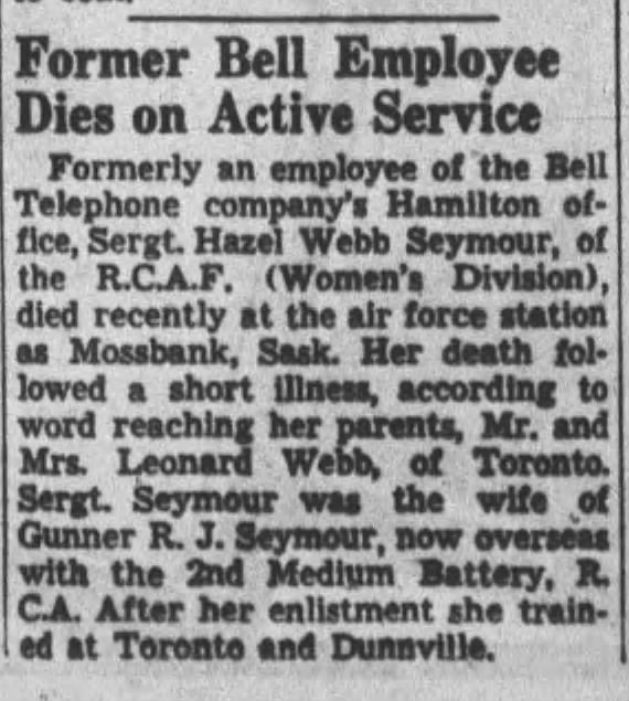 Hazel Winnifred Seymour